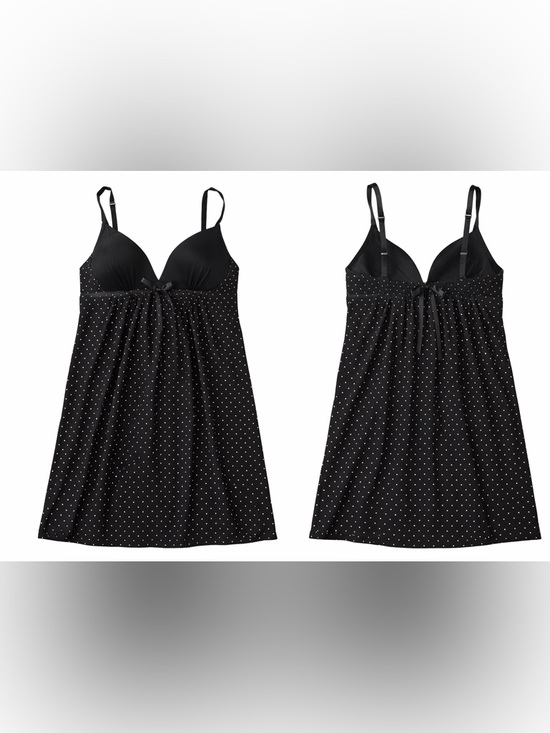 Morgan Taylor Intimates Polka Dot Slip Dress - Picture 4 of 4